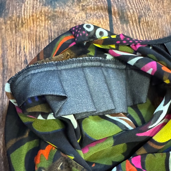 MARC CAIN Voile Blouse in Black Jungle Print Sz N2 / US 4 - Picture 7 of 11